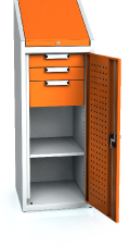 System cupboard UNI 1410 x 490 x 500 - shelves-drawers